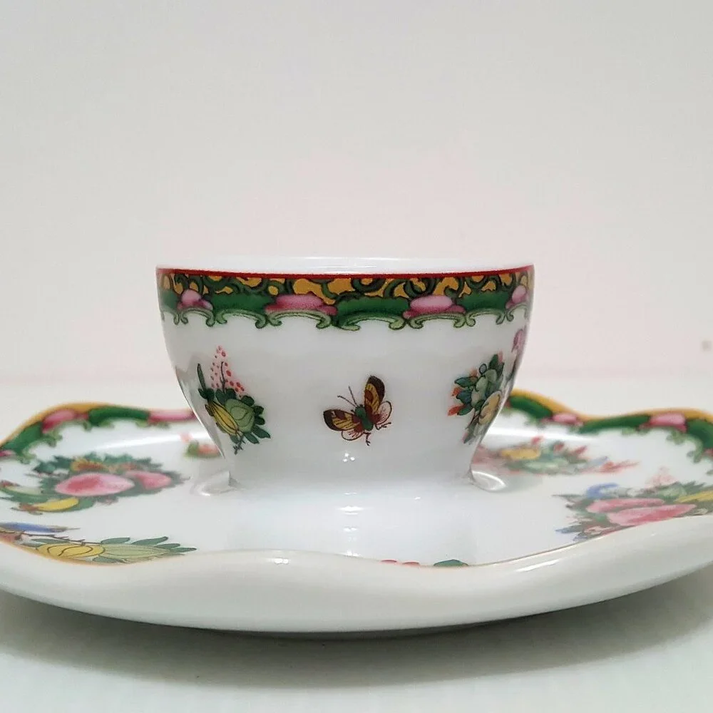 NEW Williams Sonoma Famille Rose Egg Cup